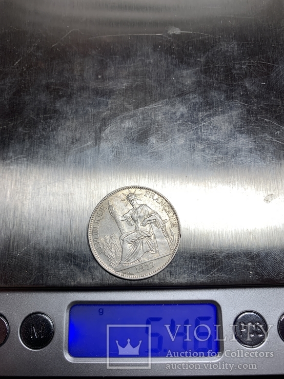 20 центов  Французкая-Кохинхина 1879 г, фото №11