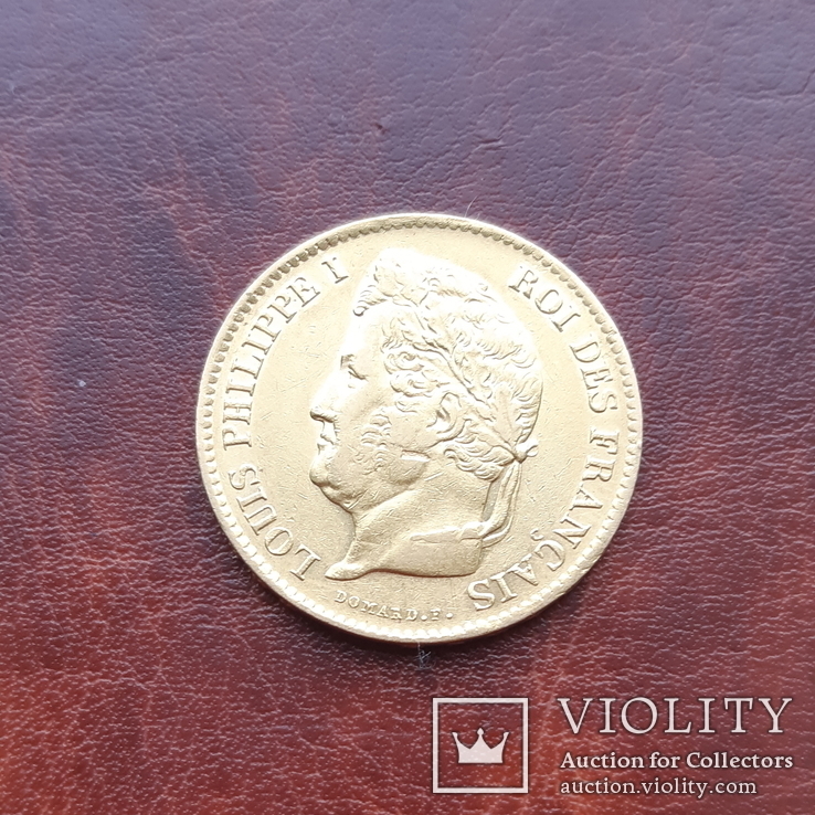 Золото 40 франков 1833 г. Франция, фото №3