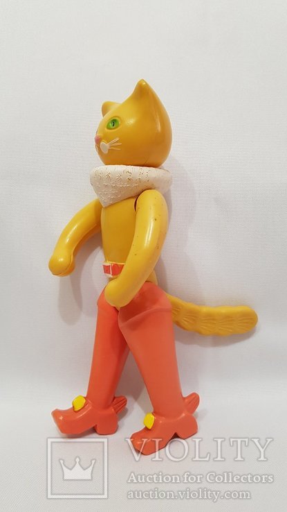 Целлулоид кукла кот в сапогах цена клеймо СССР 22 см, фото №3