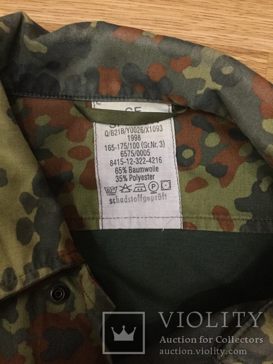 Китель полевой Бундесвера Flecktarn (Gr-3) Оригинал, фото №3