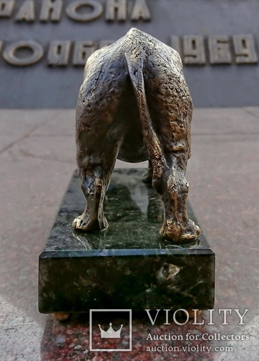 Бронзовая скульптура "Носорог"., фото №10