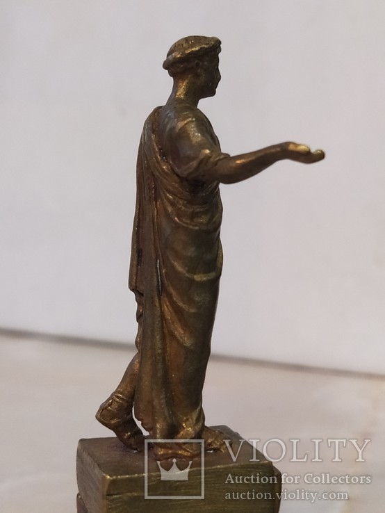 Дюк де Ришелье бронза мрамор коллекционная миниатюра, фото №6