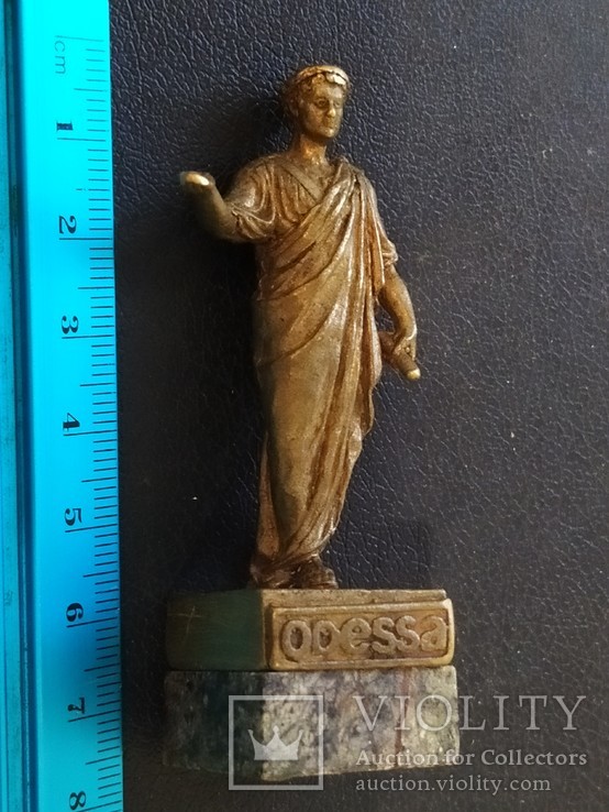 Дюк де Ришелье бронза мрамор коллекционная миниатюра, фото №8