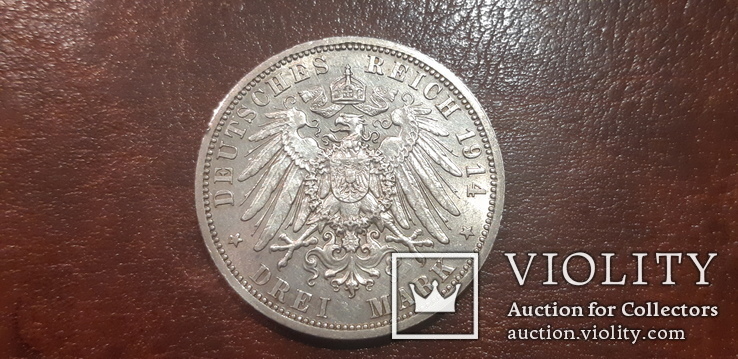 3 марки 1914 г. Пруссия. Мундир., фото №10
