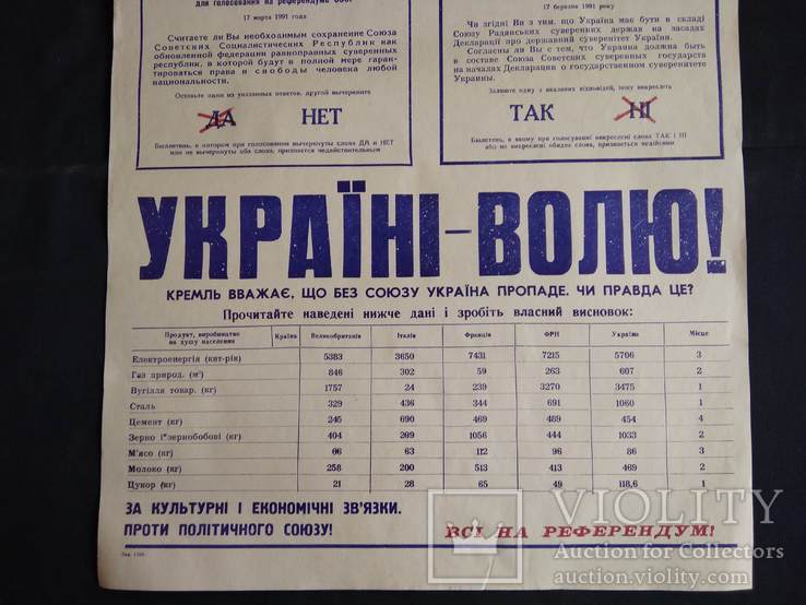 "Україні - Волю".  Референдум 17 березня 1991 року., фото №4