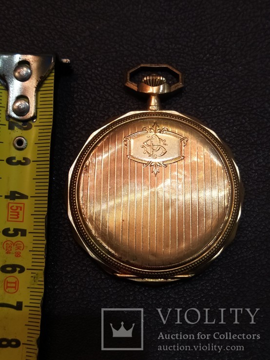 Часы карманные 1925 год старинные швейцарские золото проба, фото №11