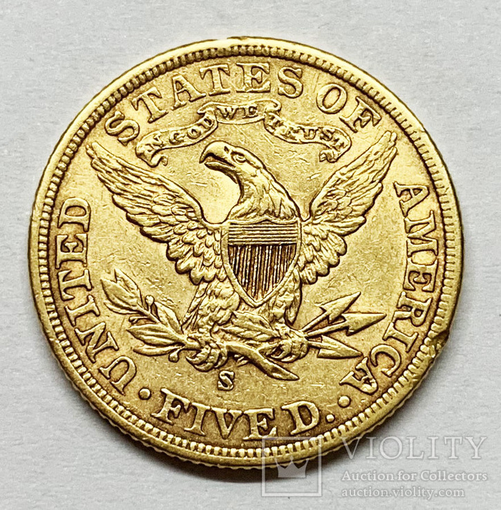 5 долларов 1902 года. США