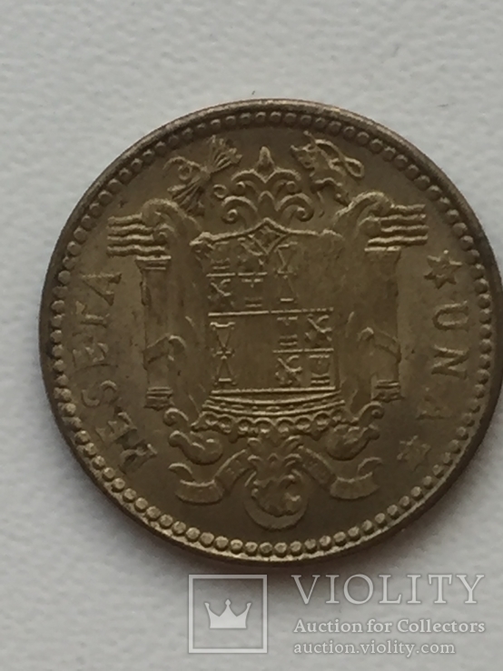 1 peseta 1953 Испания, фото №6