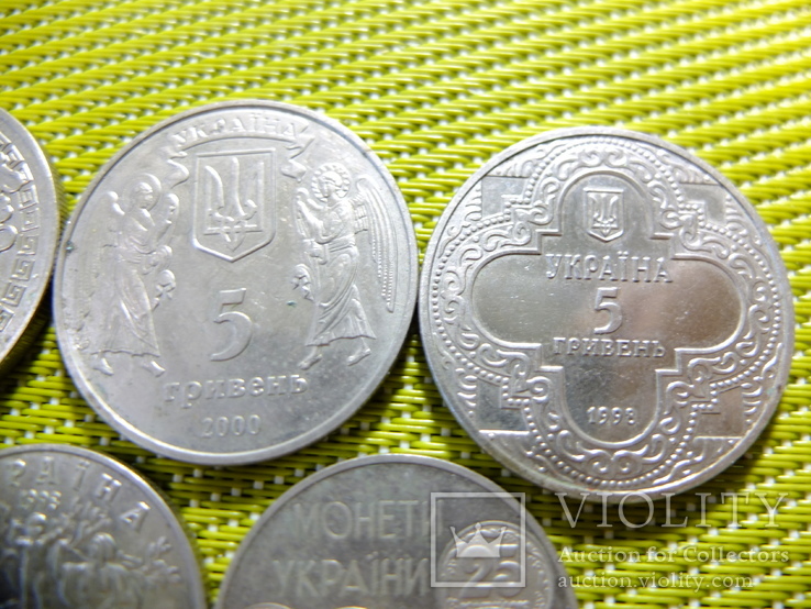 Памятные монеты Украины разных номиналов, фото №4