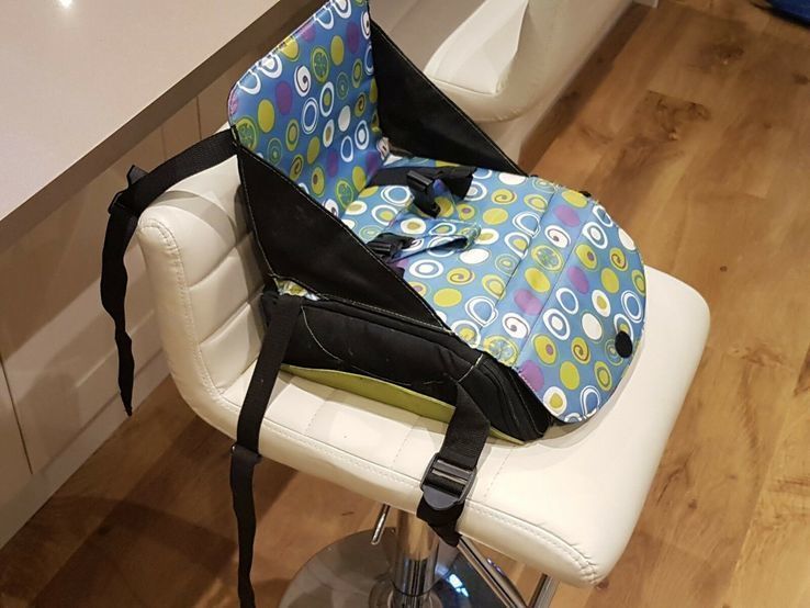 Munchkin travel booster стульчик рюкзак + жилет для купания, фото №4