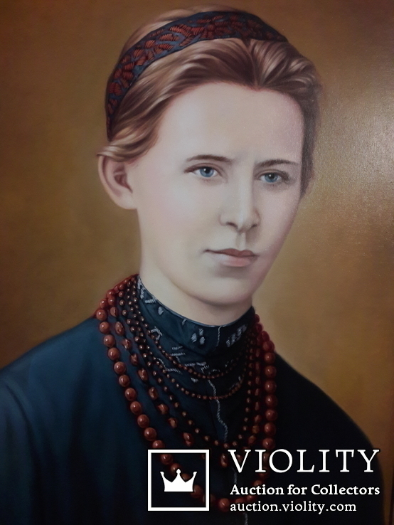 Картина з рамою - Портрет ‘‘Леся Українка’’, 60×90., фото №2