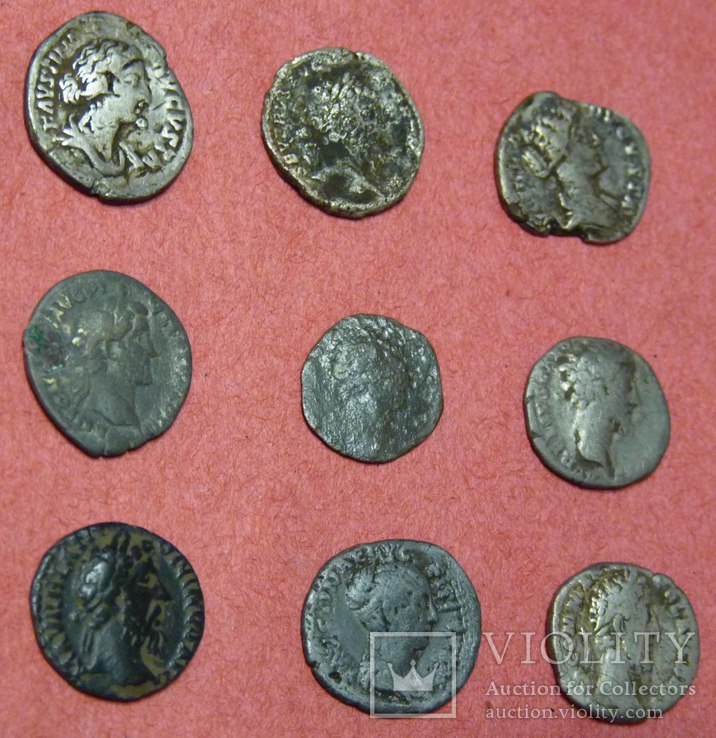Монеты Рим 9 шт лот № 2, фото №4
