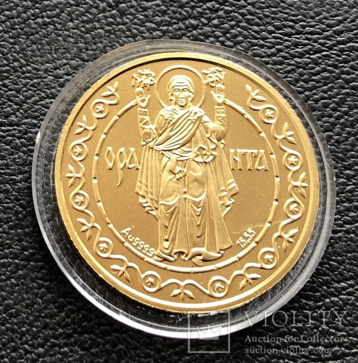 Сертифікат № 000001. 250 гривень 1996 рік. Оранта. Золото 15,55 грам., фото №6