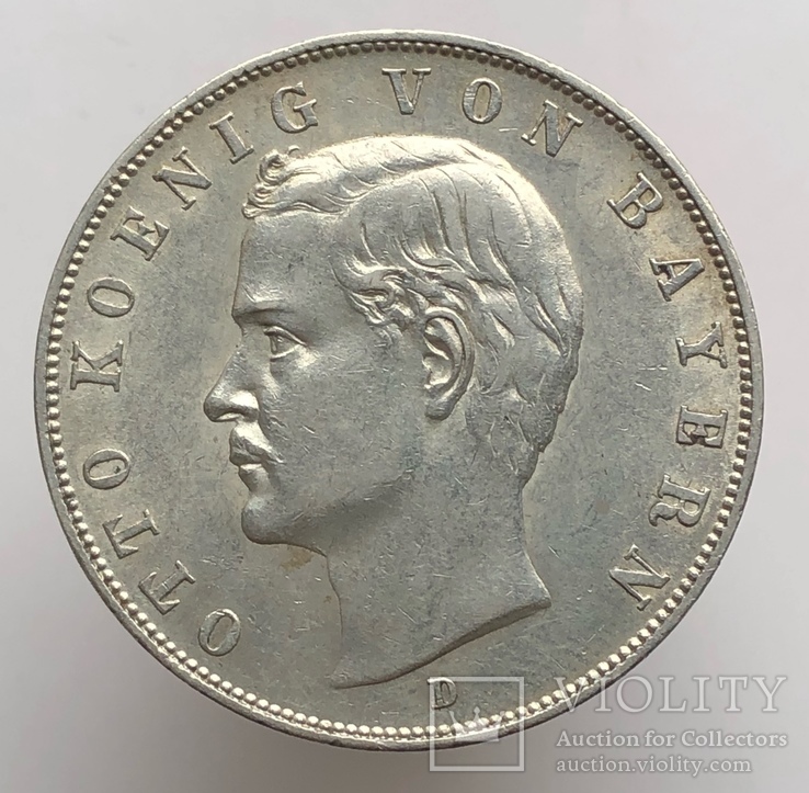 3 марки 1910 г. «D». Германия. Бавария.