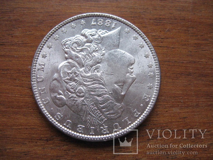 1 доллар 1887 года, numer zdjęcia 4