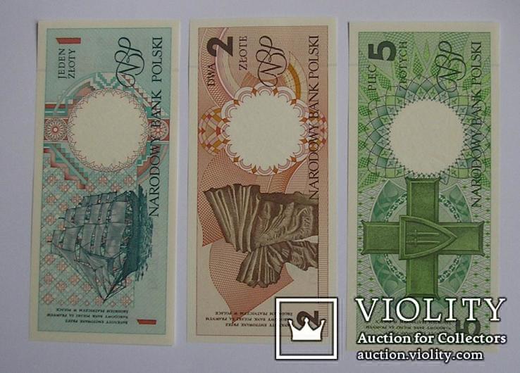 Польша набор 9 банкнот 1 злотый - 500 злотых 1990 UNC Польща, фото №7