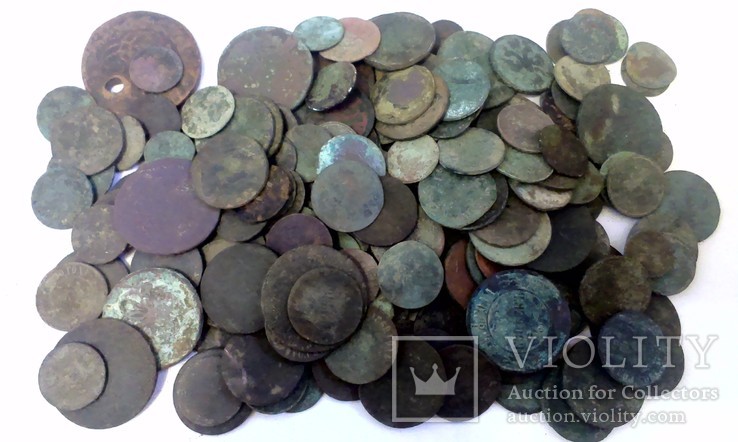 Монети з міді більше 180 шт., фото №2