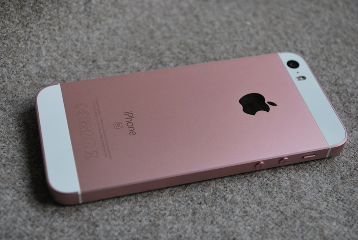 Apple iPhone SE 16Gb Rose Gold, б/у., фото №6
