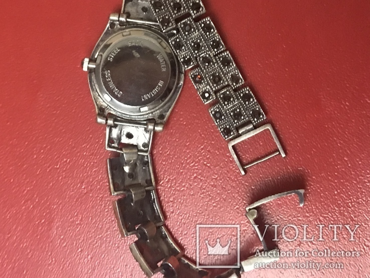Серебряные наручные женские часы, фото №7