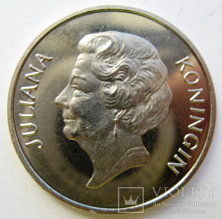 Нидерланды, RABOBANK, 1 florijn 1994 PROOF, фото №2