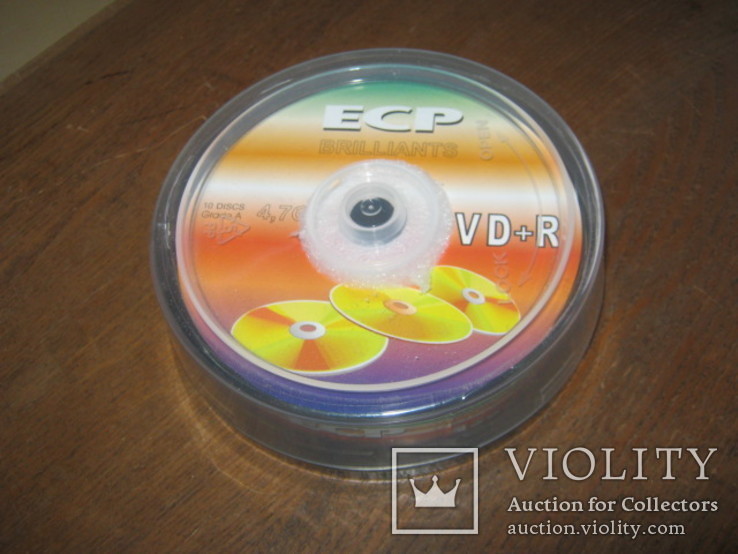Упаковка 10 дисков DVD+ R  (новые в упаковке), фото №3