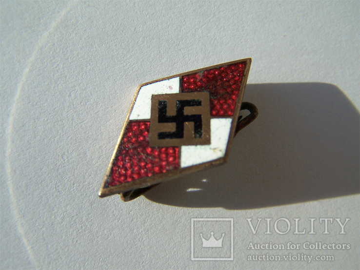 Знак Значок Гитлерюгенд ГЮ Рейх Германия, фото №4
