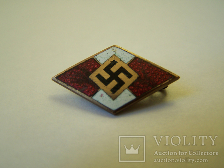 Знак Значок Гитлерюгенд ГЮ Рейх Германия, фото №5