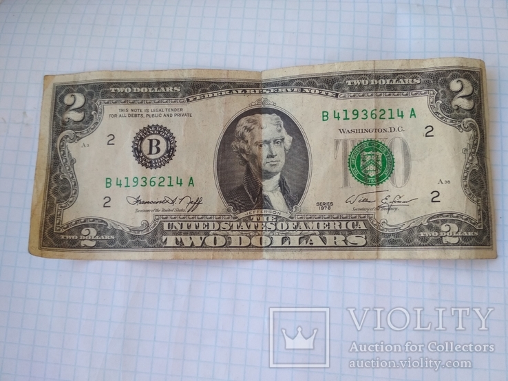 2 доллара 1976 год, фото №6