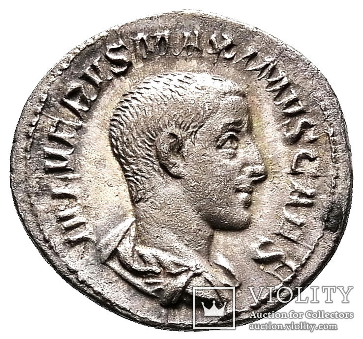 Денарий Максима, цезарь с 236-238 г. н.э., фото №2