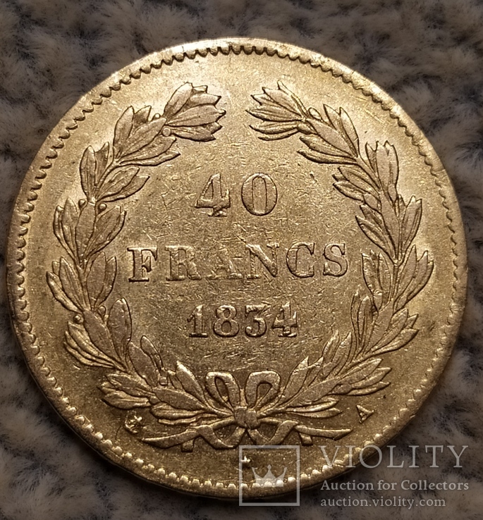 40 франков 1834г., фото №5