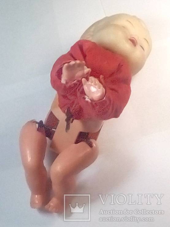 Кукла, пупс, заводная предположительно времён СССР, фото №3