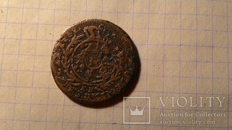 Монета 3 гроша 1781. ЕВ. Август III. Польша., фото №3