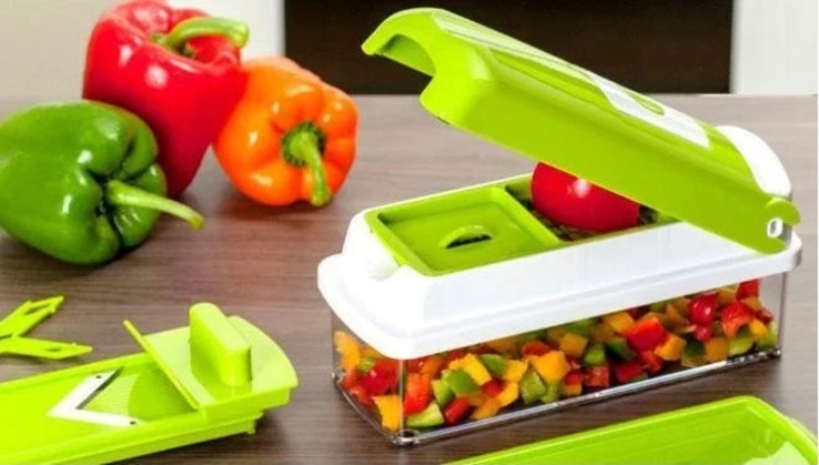 Овощерезка Найсер Дайсер, Nicer Dicer Plus измельчитель аналог с книгой рецептов, photo number 4