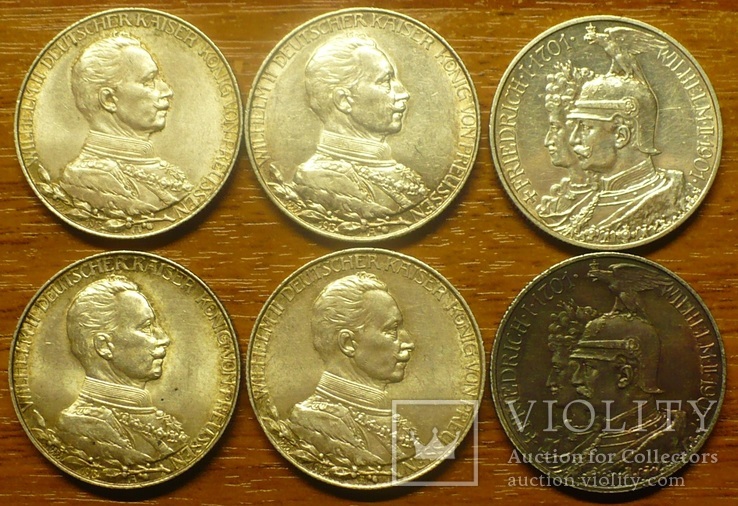 Коллекция серебряных монет Германской империи, фото №4