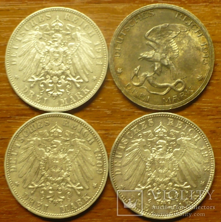 Коллекция серебряных монет Германской империи, фото №6