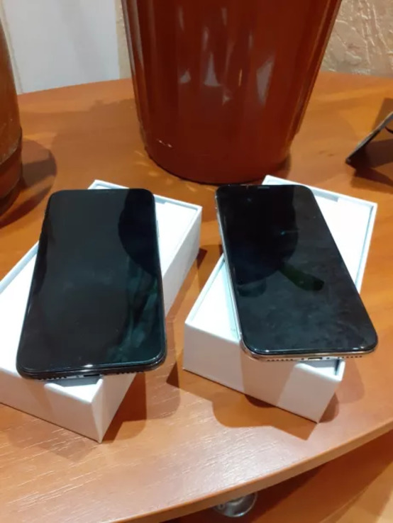 IPhone X 64 gb Neverlok black" silver " новые, фото №6
