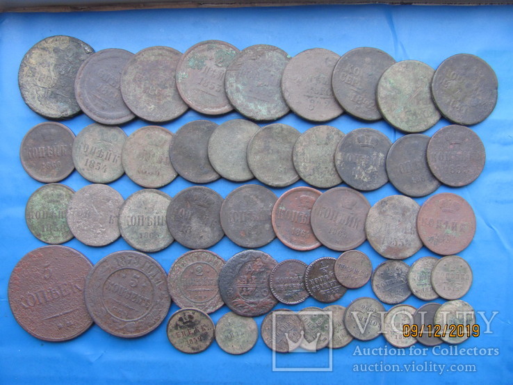 47 имперских монет в коллекцию,на чистку и опыты