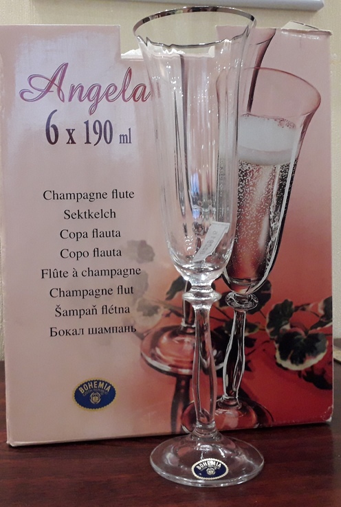Бокалы для шампанского/190мл, photo number 2