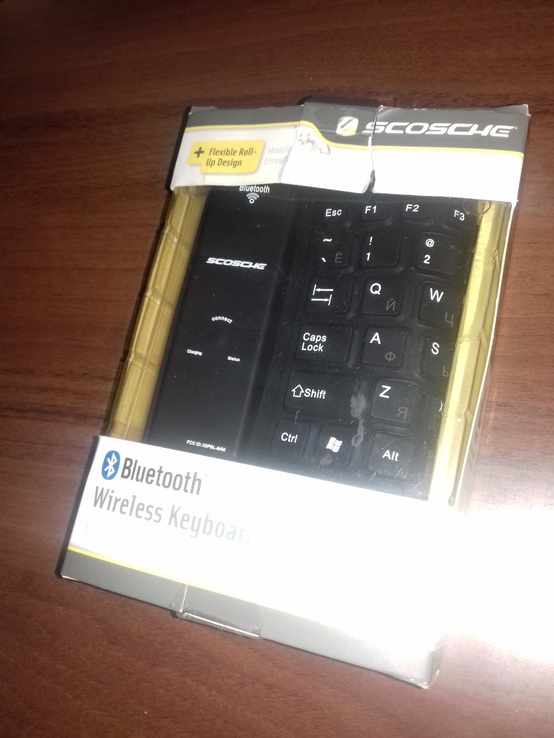Беспроводная клавиатура SCOSCHE freeKEY pro. + подарок, фото №4