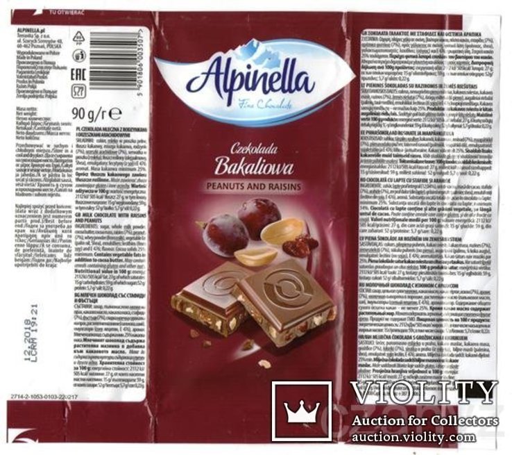 Шоколад Європа Польща