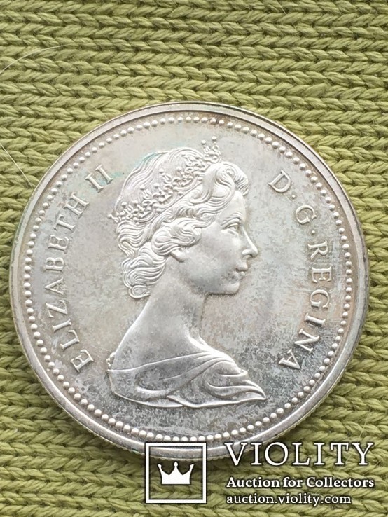 1 канадский доллар 1975 г, фото №2