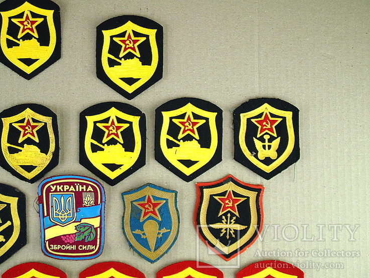 Шевроны, нашивки армии СА СССР (45 штук), фото №7