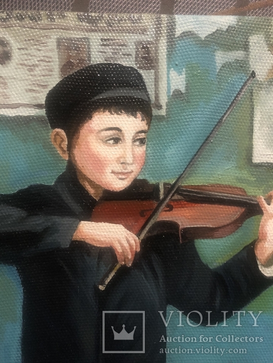 Еврей учит играть Мальчика на скрипке, фото №3