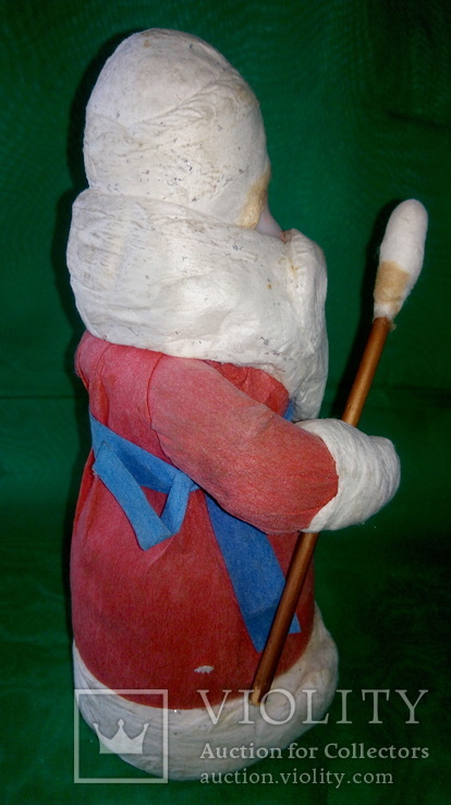 Дед Мороз 26см папье-маше, фото №8