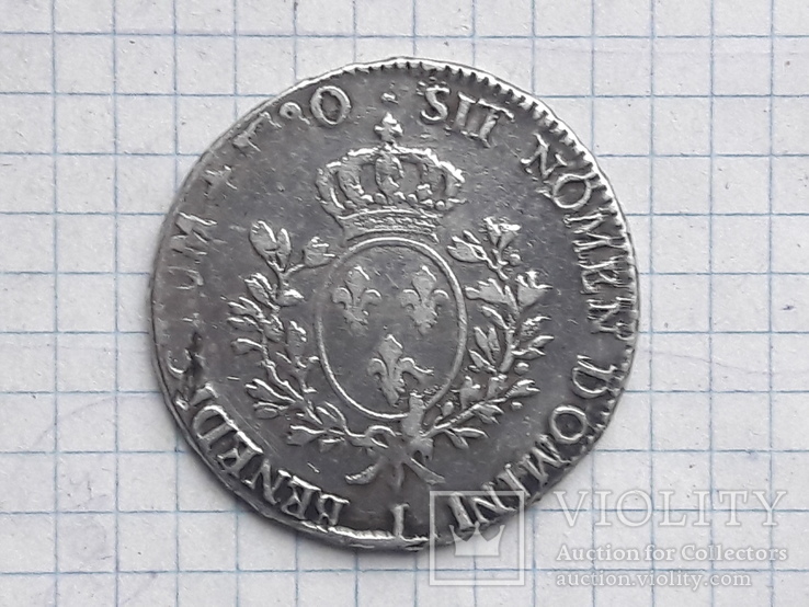 Монета времен Людовика XVI - 1780 г., фото №12