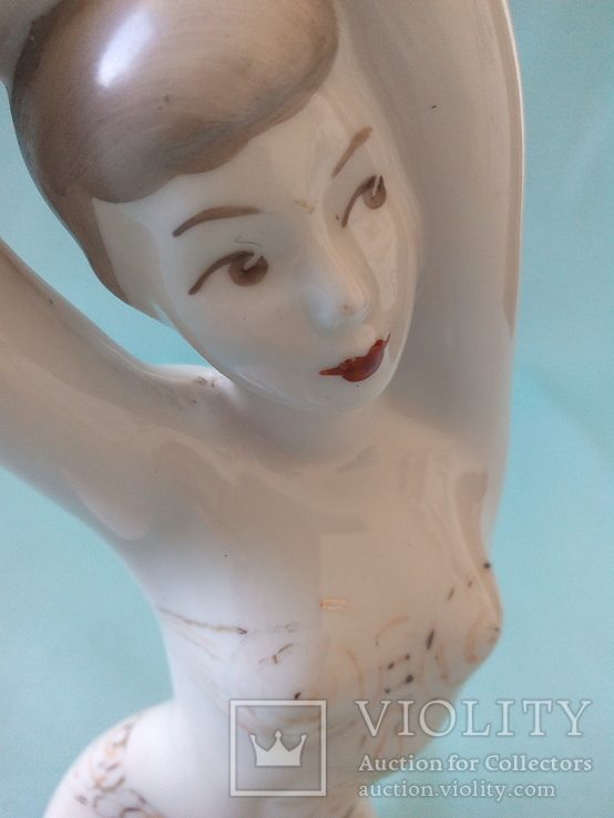 Гимнастка. Городница. Пляжница, девушка в купальнике, гимнастка. О. Рапай. 1960-ые годы, фото №9