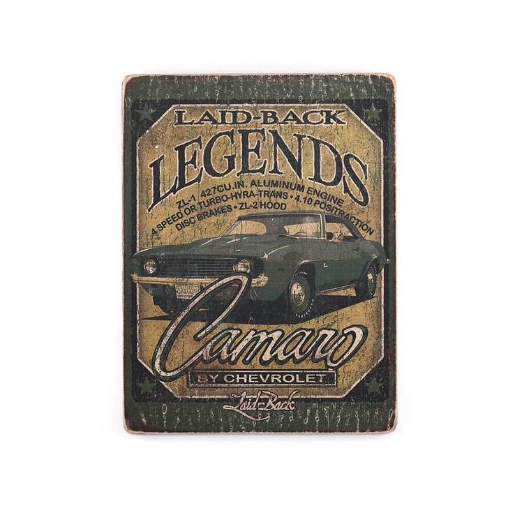 Деревянный постер "Laid Back Legends Camaro", фото №2