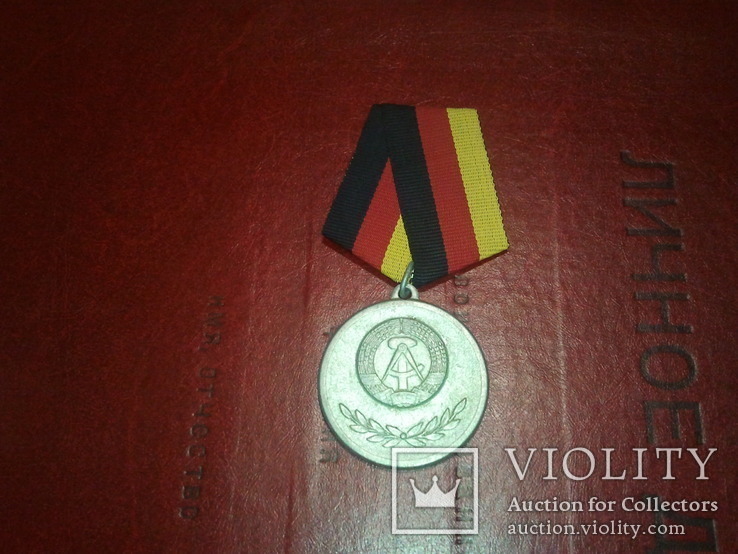 Медаль ГДР, фото №2