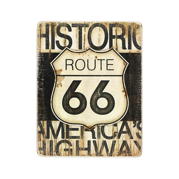 Деревянный постер "Route 66 #3 Historic America`s Highway", photo number 2