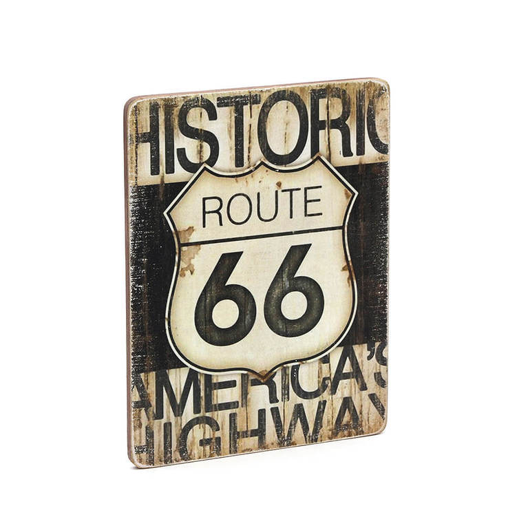 Деревянный постер "Route 66 #3 Historic America`s Highway", numer zdjęcia 4